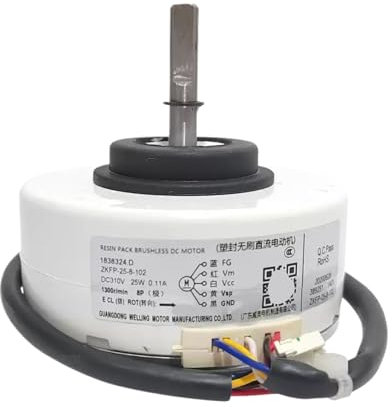HJKBCLEH Kompatibel Mit Hisense, Klimaanlage Mit Variabler Frequenz 1838324.D Lüfter ZKFP-25-8-102 Interner Lüfter, Bürstenloser Gleichstrommotor