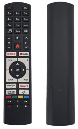 IOOIQQ Mando a distancia compatible con QILIVE Q40FS231B.Q50US232B.SALORA LCD1931DVX.LED1936.SILVERCREST TV22104CT.LCDTV19111ES .LINSAR 16LVD5.LUXOR V16LCDDVDHD .OKI V26AH. OKI V19 CPH SMART TV