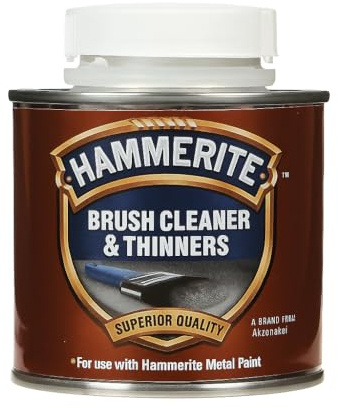 Brush Cleaner & Thinners 250ml | Removes Paint & Cleans Brushes | Effective Solvent for Metal Paints, Tools & Equipment | Fast Acting Cleaning Solution