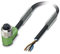 Phoenix Contact 0-PVC/M12FR, SAC-4P- 5 konfektioniertes Sensorkabel, Buchse gewinkelt, Länge 5m