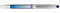 Uni-ball 125989000 0.7 mm Fine Eye Needle Rollerball Pen - Blue (Pack of 12)