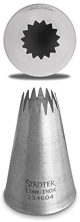 Städter 234604 Tülle, Edelstahl, Silber, 12mm