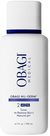 Obagi Medical Nu-Derm Face Toner for Oily Skin or Dry Skin Types, 6.7 Fl Oz