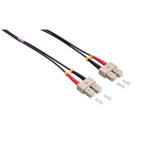 LogiLink FP4LS00 LC-SC OM4 50/125µ Fiber Patch Cable, 0.5 Meter Length, 0.5 Meter Length