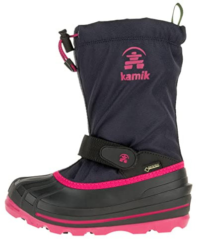 Kamik Mädchen Waterbug8g Winterstiefel, Blau Navy Rose Marine Rose Nro, 31 EU