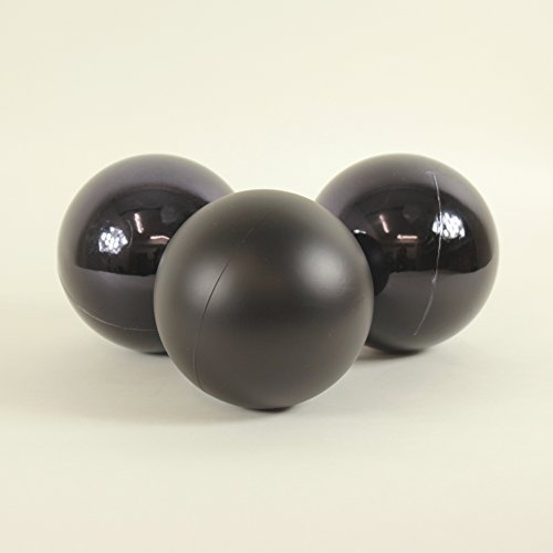 Weihnachtskugeln 12 cm schwarz 4 Stück in der Box