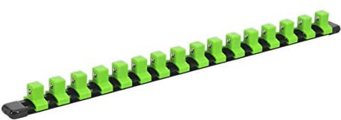 Sealey Ak27054Hv Socket Retaining Rail with 16 Clips 1/2in Sq Drive