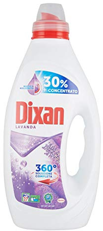 Dixan Detersivo Liquido, Lavanda, 27 Lavaggi, 1.350L