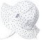 Jan & Jul Atmungsaktiver Baby Sonnenhut für Mädchen, 100% Baumwolle (M: 6-24 Monate, Punkte)