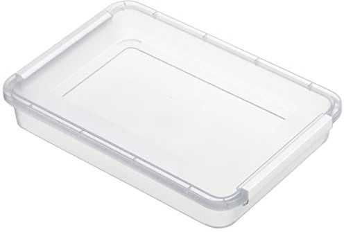 poeland A4 Papier Dokumenten-Aufbewahrungsmappe, tragbare Projektmappe Aktenbox