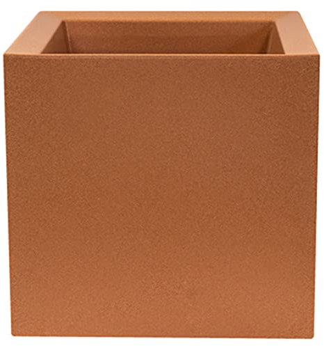 MACETERO DE POLIETILENO TERRACOTA 40X40