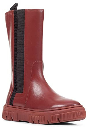 Geox Damen d isotte Stiefeletten, Mahogany, 37 EU