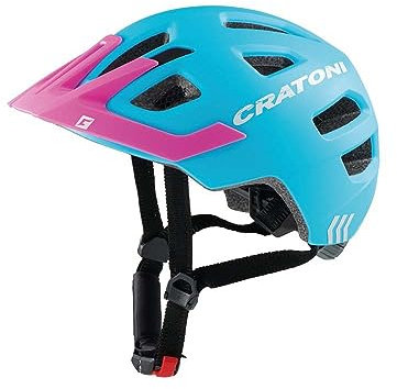 Cratoni Unisex – Erwachsene Maxster Pro Fahrradhelm, Blau/Pink, XS/S (46-51cm)