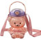Tumnea Bouteille d'eau pour Enfants, Gourde avec Paille, Bouteille d'eau Ours Kawaii Portable Dessin animé Enfants Bouteille d'eau avec bandoulière réglable pour Les Voyages en Plein air