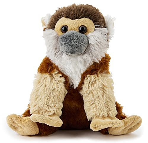 Zappi Co Plüsch Kinder Kuscheltier - Weiches Kuscheliges Stofftier, Teil der Safari-Tiere Kollektion, Ideal für Kinder (36cm Länge) (Totenkopfäffchen)
