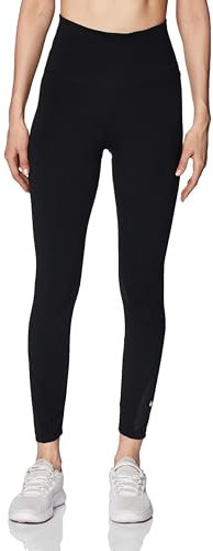 Nike Damen Nk One Leggings, Black/White, XL EU
