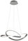 Reality Leuchten LED Pendelleuchte Course R32051407, Metall Nickel matt, inkl. 27.5 Watt LED, Switch Dimmer