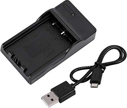 Battery Charger, USB Battery Charger Charging Station with USB Cable for BLS1 BLS5 BLS50 Fuji FNP140