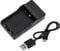 Battery Charger, USB Battery Charger Charging Station with USB Cable for BLS1 BLS5 BLS50 Fuji FNP140