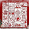 Winmany 16 Schablonen zum Malen, Weihnachten, Zeichnen, Schablonen, wiederverwendbar, durchbrochen, Malerei, DIY, Basteln auf Holz, Wand, Heimdekoration