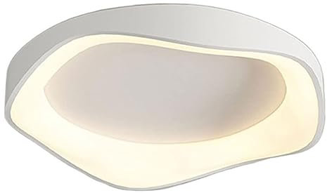 Deckenlampe Minimalistische Deckenleuchte im Wabi-Sabi-Stil Dreifarbig dimmbare LED-Deckenleuchte for Garderobe, Flur, Wohnzimmer, Schlafzimmer, Gang, Eingang, Hotel, Restaurant ( Color : White , Size