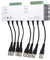 Leapiture Balun Video Passivo HD 8CH, Ricetrasmettitore Balun Video CCTV da Maschio BNC a Cavo UTP per Sistema di Telecamere