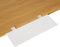 BONTEC Ergonomics Desk Extender Tray, 691 x 241mm Table Mount Desk Extender Shelf, 90° Foldable Table Extender, Clamp on Arm Rest for Desk, Suitable for Office Home Use, White
