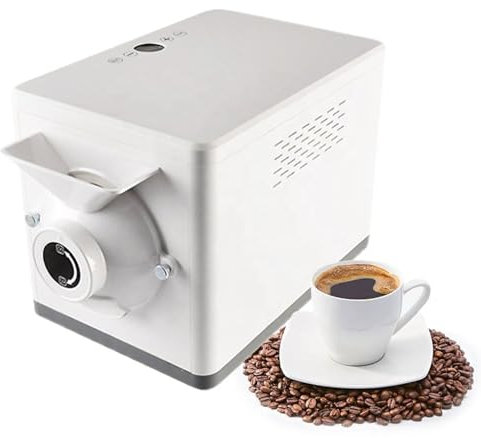 QJJML Tostatore Elettrico di caffè in grani ad Aria Calda a 360° - capacità 1,5 kg, tostatore Multifunzionale per Sesamo e caffè in grani, torrefattore
