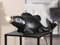 GILDE Tischleuchte Fisch Koi schwarz 18,5x51,5x17,5cm