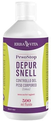 ERBA VITA Peso Stop Depur Snell integratore alimentare ideale per il benessere del corpo - 500 ml