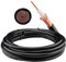 urcianow Cavo coassiale RG213 da 5 metri a bassa perdita RG213, cavo coassiale RG213, cavo RG213, schermatura a treccia di rame nudo per connettore UHF/Ham/GPS/radio/antenna RF e così via