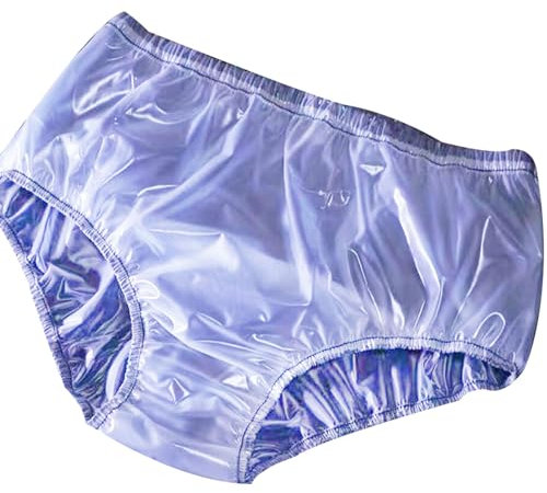 CSGTUO Erwachsene Pull on Plastikhosen mit Geruchskontrolle Inkontinenzhose Anti-Seiten-Leckage Physiologisch Kunststoffhose Wiederverwendbare wasserdichte Windel,4XL,Woman