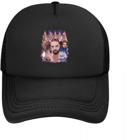 OOOCPUUK Anita Max Wynn Retro Mesh Baseballkappe Männer Frauen Mode Sonnenhüte Hüte Verstellbare Polyester Angelhut Trucker Hüte