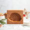 Lecreatekit Wooden Cookie Press moulds 3D Cake Embossing Tools Baking Gadgets For Dough Clay Biscuits Pastries Kids Cooking Kitchen Set(Embroidery)