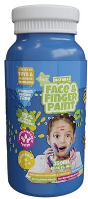 Natural Face & Finger Paint - 250 ml - Blau