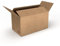Versandkarton 25 Stück Faltkarton 240x130x130mm Außenmaß (24x13x13cm) Verpackungskarton bedruckt Warensendung Karton braun Faltschachtel Paket Versandschachtel Kartonage verschiedene Größen