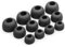 Okuli 12 x Silikon Ohrstöpsel Ohrhörer Gummi Tipps Für Samsung Galaxy Buds 3 Pro Kopfhörer Ohrhörer in Schwarz
