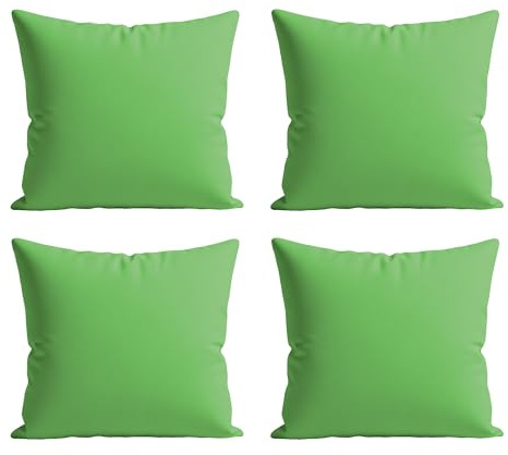 Home Sweet Home UK Outdoor Cushions Waterproof Filled 4 Pack 60x60cm With Invisible Zippered Outdoor Garden Cushions Waterproof 24x24 With Cushion Covers For Living Room Garden Sofa Bedroom
