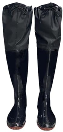 APLVFFZH Cosciali Da Pesca Stivali Alti Unisex Pantaloni Da Acqua E Stivali Da Caccia in PVC Resistente con Suola Antiscivolo Sicura Adatti per Attività in Co, Scarpe Taglia 42 Eur