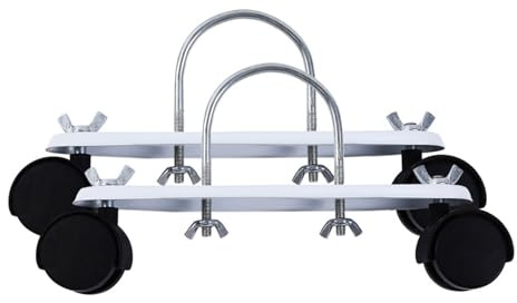 QUXVUIS Column Radiator Brackets Mobile Pulley Electric Radiator Stand Durability and Stability Electric Wall Brackets