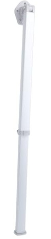 Hamwesh Teleskopierbares Tischbein für Wohnmobile, Verstellbar 540–930 Mm, Aluminiumlegierung, Faltbar und Abnehmbar, für Werkstatt, Küche, Esszimmer, Wohnmobile, Wohnwagen, Boote