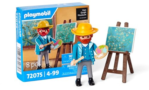 PLAYMOBIL 72075 Vincent Van Goghs Mandelbaum in Blüte - Spielfigur mit Gemälde Mandelblüte Sonderfigur