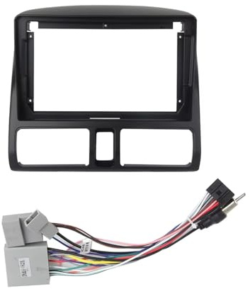 For CRV 2002-2005 Car Stereo Frame With Adapter Canbus Box Dash Panel Mounting Head Unit Fascia Trim Bezel Audio Cable Car Radio Front Panel Frame