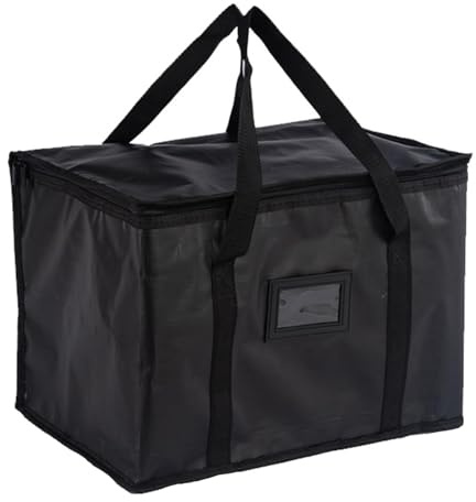 QUALDESN 10L / 40L Food Delivery Bag, Soft Cooler Bag Thermal Food Delivery Bag, Insulated Thermal Bag for Hot and Cold Food Delivery, for Catering, Grocery Transport, Shopping, Picnic