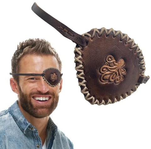 Felt Skull Captain Eye Patch - Cosplay Prop, for Adult Kid, Costume