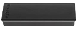 magnetoplan Premium Discofix Rechteckmagnete | 10 Stück, Schwarz | Farbige Magnete für Magnettafeln, Kühlschrank | Whiteboard Magnete | Leicht abnehmbar | BxH 55x22mm | Haftkraft: 1,3 kg