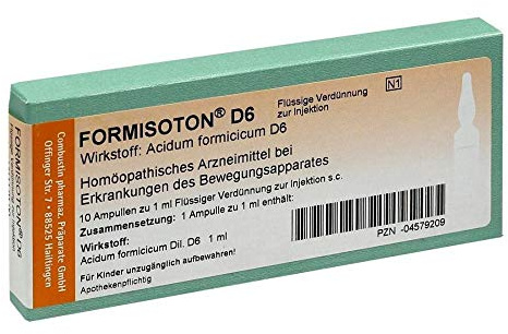 FORMISOTON D 6 Ampullen 10X1 ml
