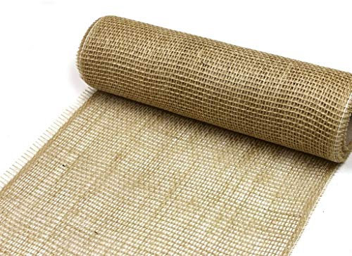 Deko und Band Hochwertiger Jute-Tischläufer - col. 050 Natur - 300mm / 5m - 29300-300-5-050