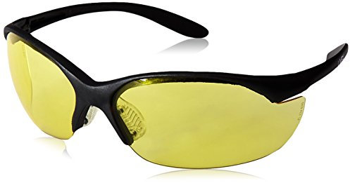 HOWARD LEIGHT by Honeywell Vapor II Lunettes de tir Anti-Reflets, Verres ambrés (R-01536), Noir/Ambre