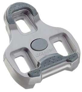 LOOK Cycle - KEO Grip Fahrrad-Cleats mit Memory-Positionier-Funktion - Kompatibel mit Allen auf dem Markt erhältlichen Pedalen - Anti-Rutsch TPU Oberfläche - 4,5° Winkelfreiheit - Farbe - Grau
